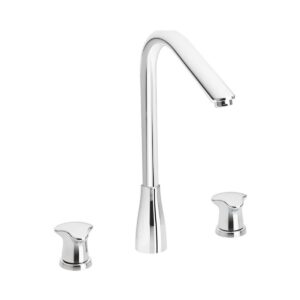 Grifería Ultra Ahorradora para lavaplatos 8 pulgadas Aluvia triceta Grifería Ultra Ahorradora para lavaplatos 8 pulgadas Aluvia triceta